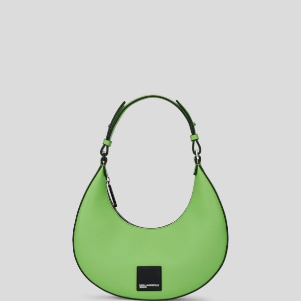 KL Jeans, Petit Sac Demi-lune Porté Épaule Klj, Femme, Gecko vert, Taille: X00