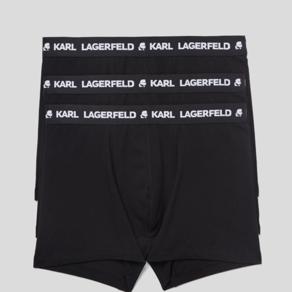 Karl Lagerfeld, Calçons Avec Logo Karl – Lot De 3, Homme, Noir, Taille: XXXL