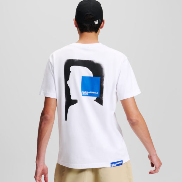KL Jeans, T-shirt À Logo Klj, Homme, Blanc, Taille: XXXL