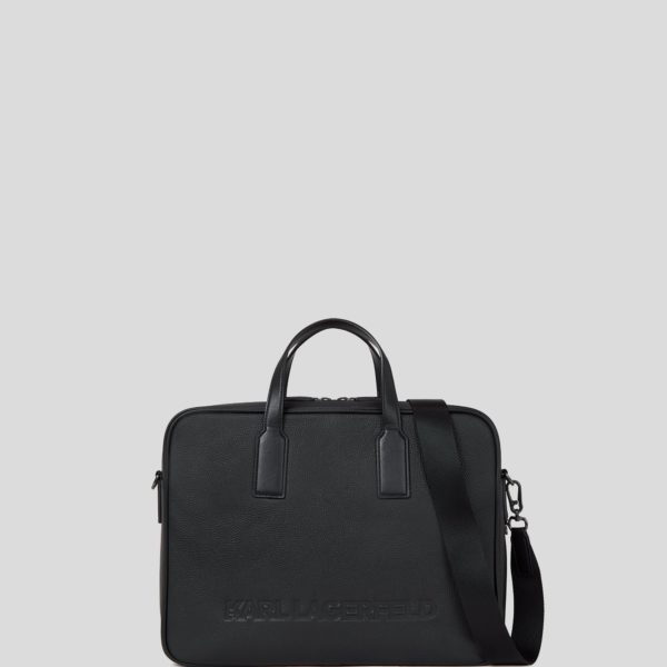 Karl Lagerfeld, Sacoche En Cuir K/essential, Homme, Noir, Taille: X00