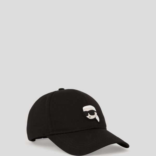 Karl Lagerfeld, Casquette De Baseball Ikon, Homme, Noir, Taille: X00