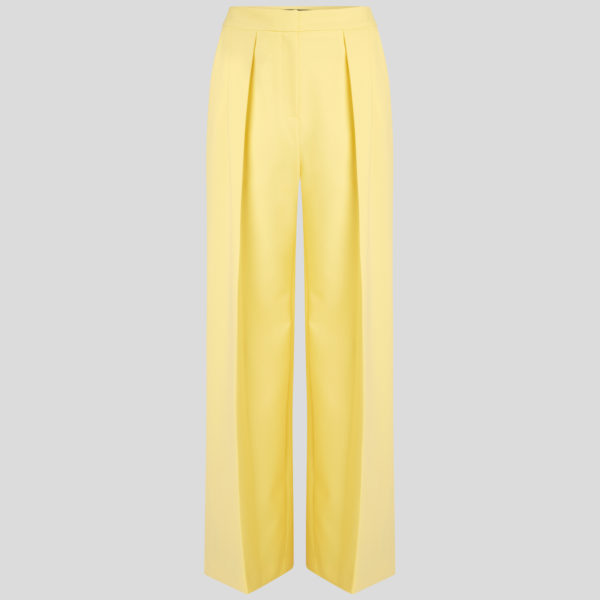 Karl Lagerfeld, Pantalon Large Ajusté, Femme, Elfin jaune, Taille: X48