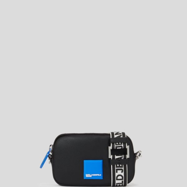 KL Jeans, Mini Sac Bandoulière Avec Logo Klj Encadré, Femme, Noir, Taille: X00