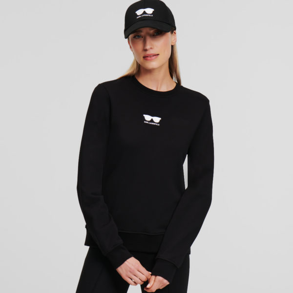 Karl Lagerfeld, Sweat-shirt Lunettes De Soleil, Femme, Noir, Taille: XXXL