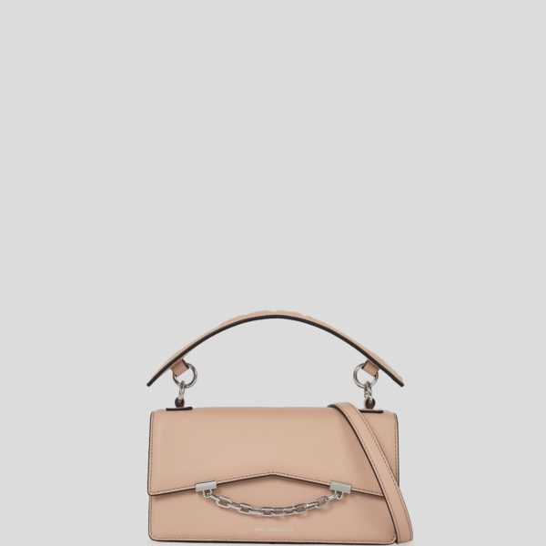 Karl Lagerfeld, Sac Bandoulière En Cuir Grainé K/seven, Femme, Rose antique, Taille: X00