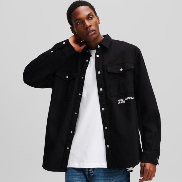 KL Jeans, Surchemise Klj, Homme, Noir, Taille: XXXL