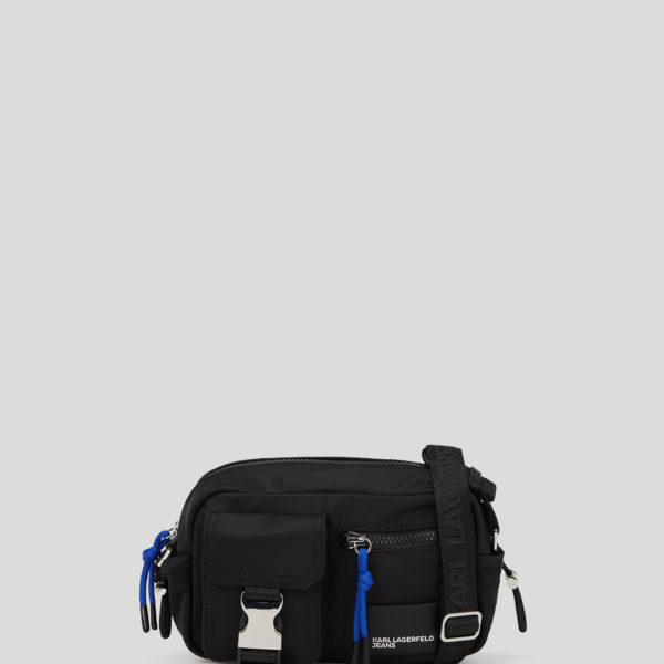 KL Jeans, Sac Caméra En Nylon Style Urbain Klj, Femme, Noir, Taille: X00