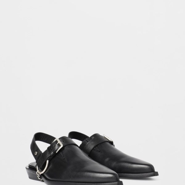 Vilmu Pointy Micro Heel Mule – ANN DEMEULEMEESTER
