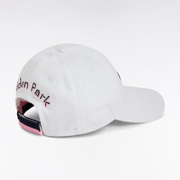 Casquette Unie En Twill De Coton Blanc Broderies Bicolores Eden Park