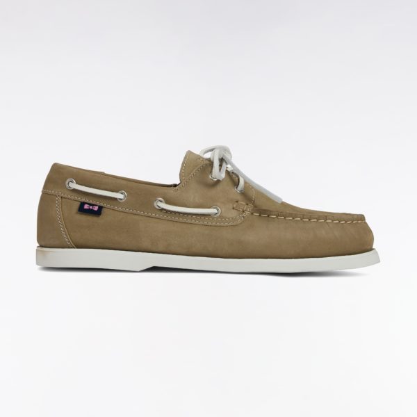 Mocassins Bateau En Cuir Suédé Camel Eden Park