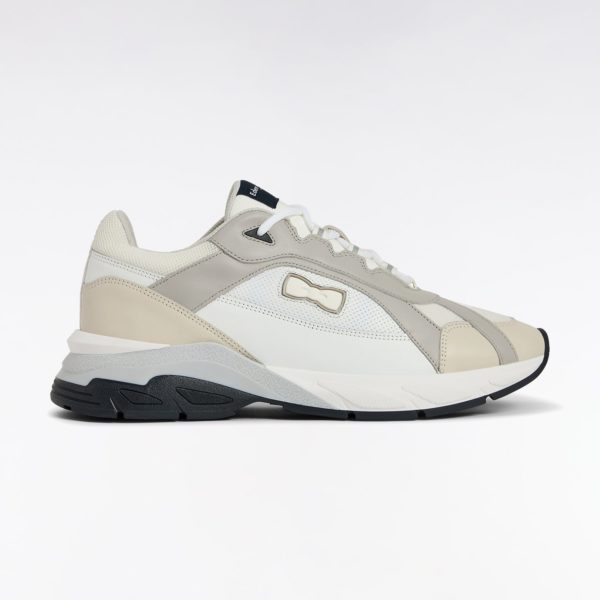 Sneakers Larges En Cuir Blanches Eden Park