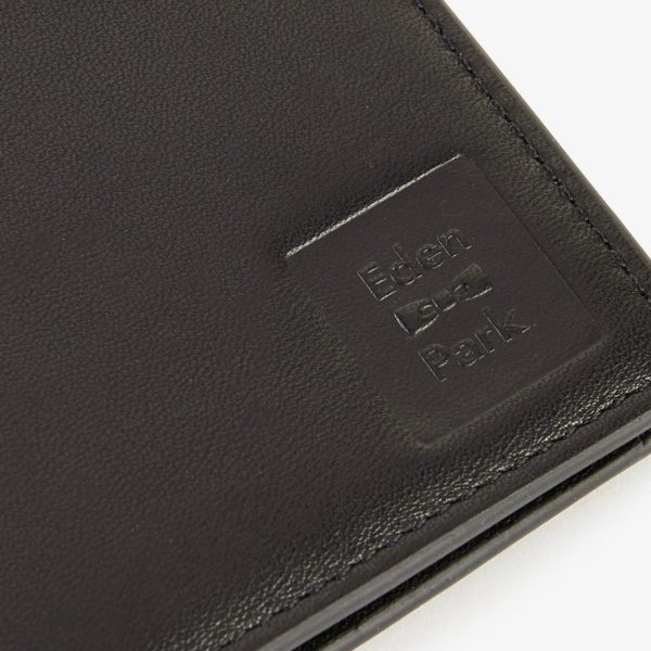 Portefeuille Format Italien En Cuir Noir Eden Park