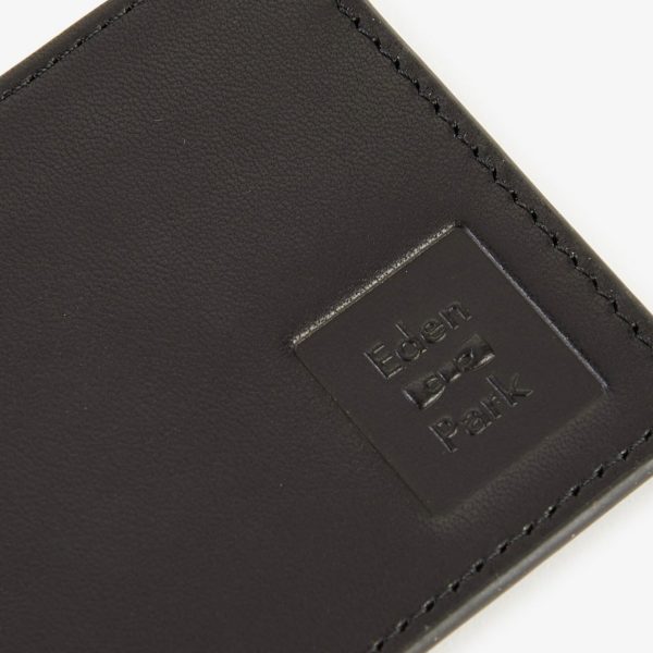 Porte-carte En Cuir Noir Eden Park