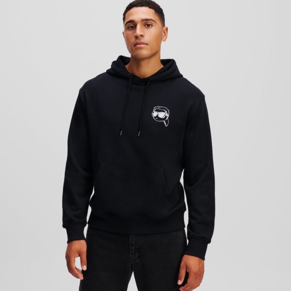 Karl Lagerfeld, Sweat À Capuche Ikon, Homme, Noir, Taille: XXXL
