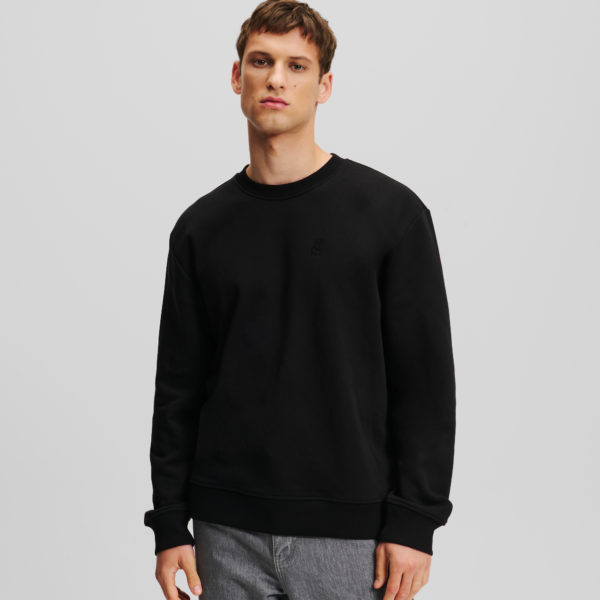 Karl Lagerfeld, Sweat-shirt Karl Kameo, Homme, Noir, Taille: XXXL