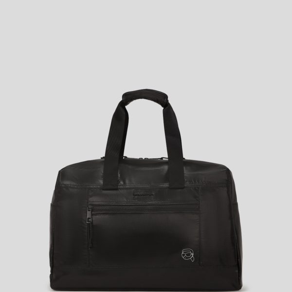 Karl Lagerfeld, Sac Week-end Volumineux En Nylon Ikon, Homme, Noir, Taille: X00