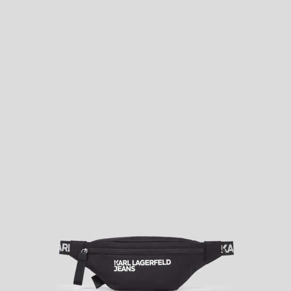 Karl Lagerfeld, Sac Banane En Nylon, Homme, Noir, Taille: X00