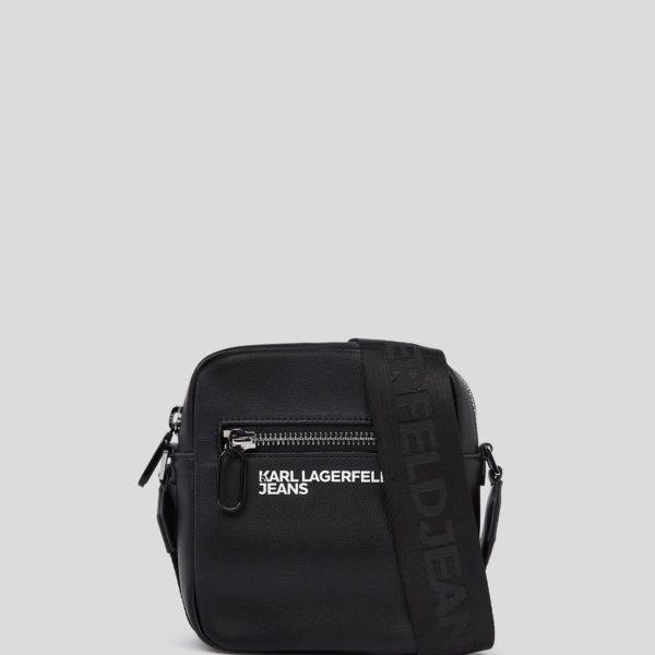 Karl Lagerfeld, Sac Bandoulière En Simili Cuir, Homme, Noir, Taille: X00