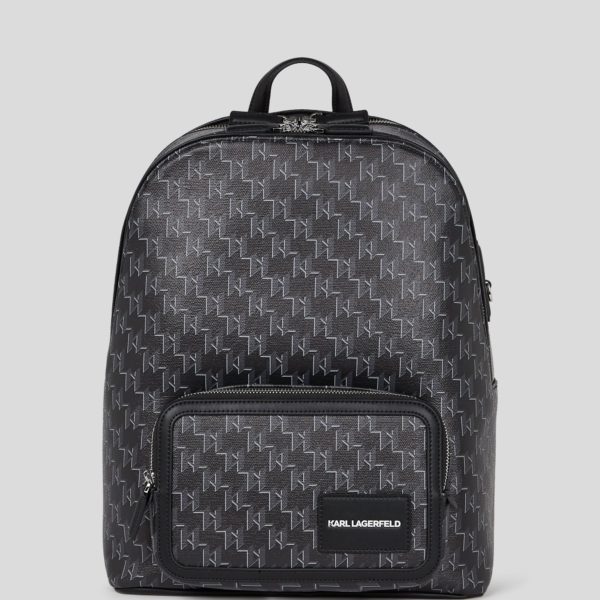 Karl Lagerfeld, Sac À Dos K/voyage, Homme, Monogramme noir, Taille: X00