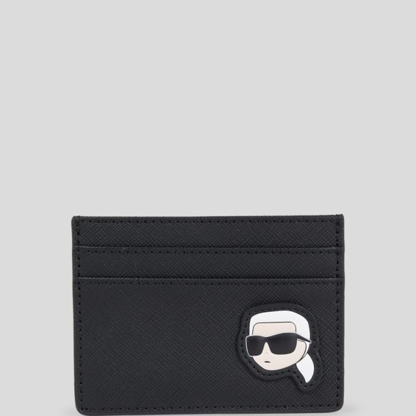 Karl Lagerfeld, Porte-cartes Ikon Kore, Homme, Noir, Taille: X00