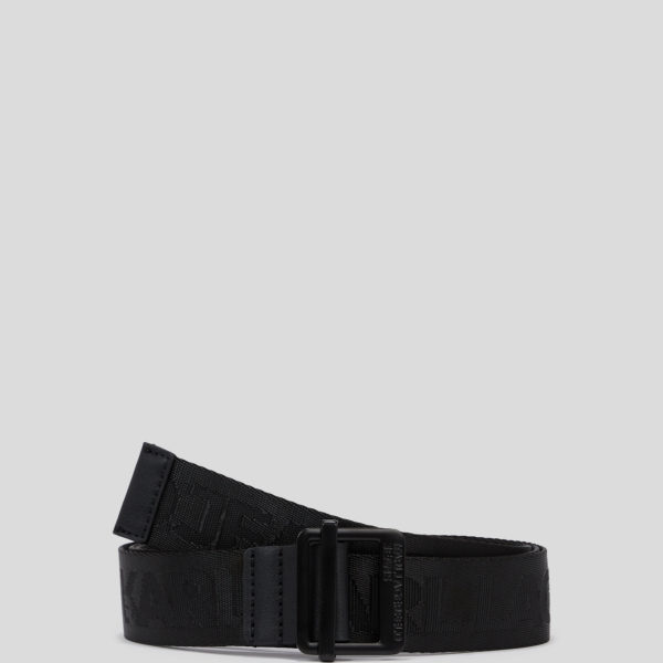 Karl Lagerfeld, Ceinture En Toile, Homme, Noir, Taille: X00