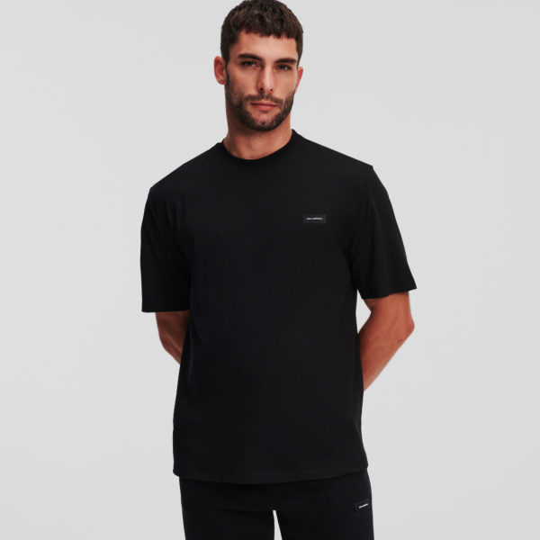 Karl Lagerfeld, T-shirt Loungewear Avec Logo Karl, Homme, Noir, Taille: XXXL