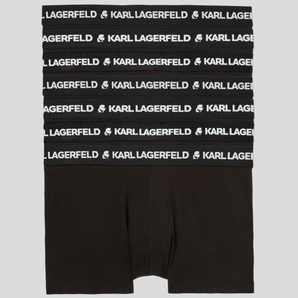 Karl Lagerfeld, Caleçon Logo Karl – Lot De 7, Homme, Noir, Taille: XXS