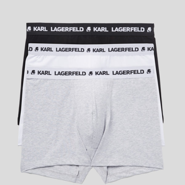 Karl Lagerfeld, Caleçon Logo Karl Monochrome – Lot De 3, Homme, Multi, Taille: XXS