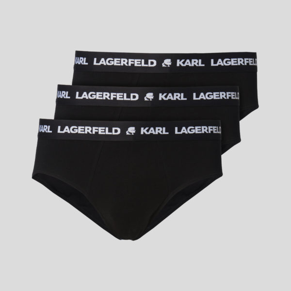 Karl Lagerfeld, Lot De 3 slips À Logo, Homme, Noir, Taille: XXS