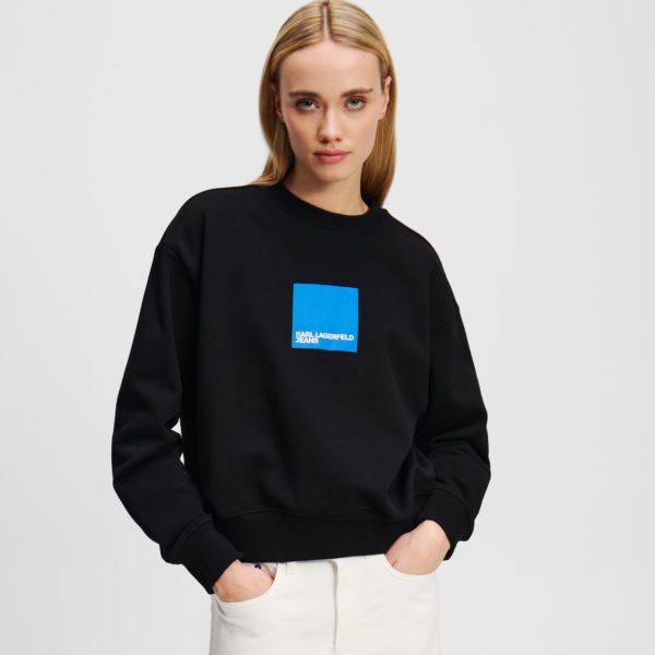 Karl Lagerfeld, Sweat-shirt Avec Logo Klj, Femme, Noir, Taille: XXS