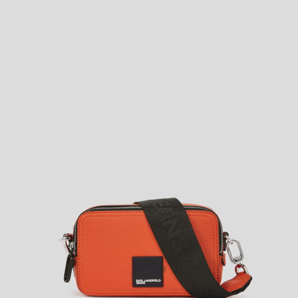 Karl Lagerfeld, Sac Caméra Avec Empiècement À Logo Klj, Femme, Poinciana, Taille: X00