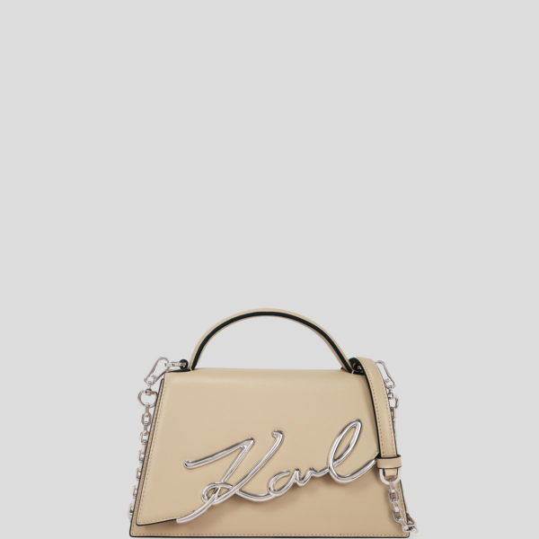 Karl Lagerfeld, Sac Bandoulière De Taille Moyenne K/signature, Femme, Trench Beige, Taille: X00