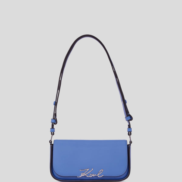 Karl Lagerfeld, Sac Bandoulière Deux En Un K/signature, Femme, Ultramarine, Taille: X00