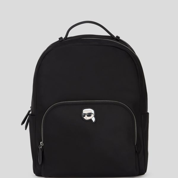 Karl Lagerfeld, Sac À Dos En Nylon Ikon, Femme, Noir, Taille: X00