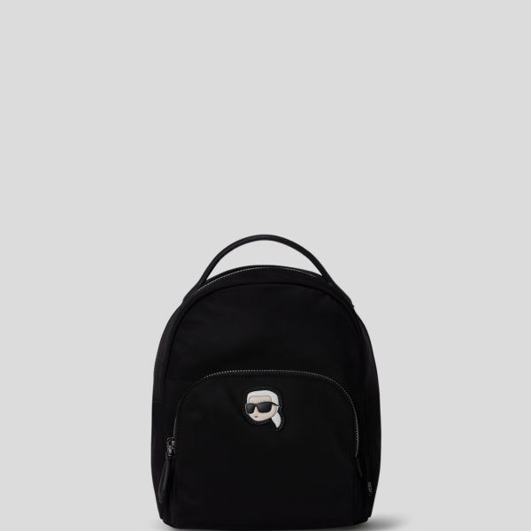 Karl Lagerfeld, Petit Sac À Dos En Nylon Ikon, Femme, Noir, Taille: X00