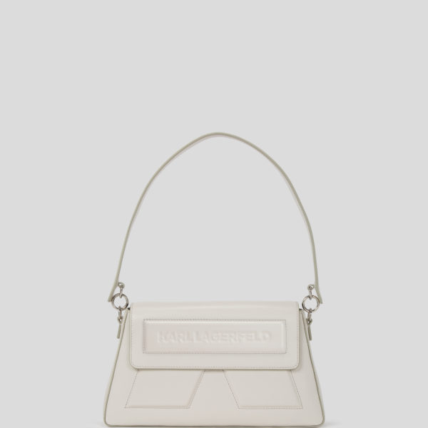 Karl Lagerfeld, Sac Porté Épaule Ikon K, Femme, Ciment, Taille: X00