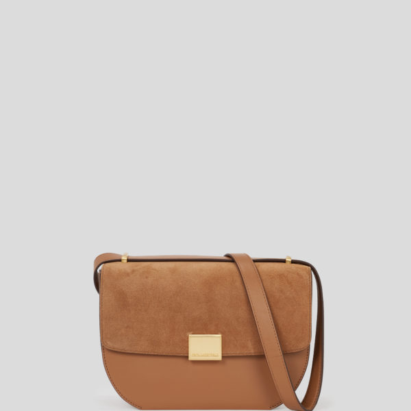 Karl Lagerfeld, Sac Bandoulière Medium En Daim K/forever, Femme, Terra, Taille: X00