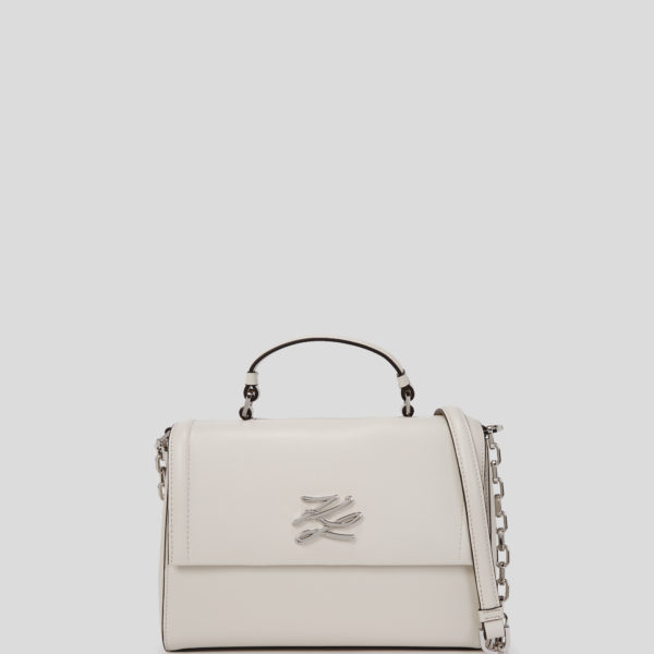 Karl Lagerfeld, Sac Bandoulière Avec Anse Supérieure K/autograph, Femme, Ciment, Taille: X00