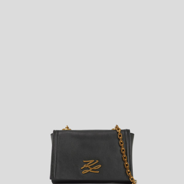 Karl Lagerfeld, Sac Bandoulière K/autograph, Femme, Noir/Or, Taille: X00