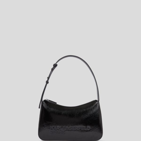 Karl Lagerfeld, Sac Porté Épaule En Simili Cuir, Femme, Noir, Taille: X00