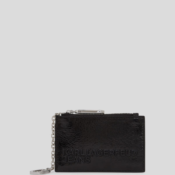 Karl Lagerfeld, Porte-cartes En Simili Cuir, Femme, Noir, Taille: X00
