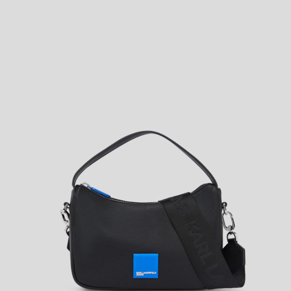 Karl Lagerfeld, Mini Sac Besace Avec Logo Encadré Klj, Femme, Noir, Taille: X00