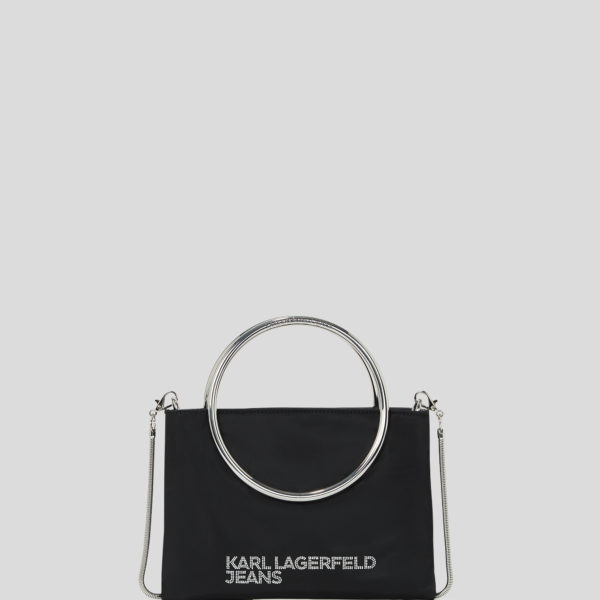 Karl Lagerfeld, Sac De Soirée En Satin, Femme, Noir, Taille: X00