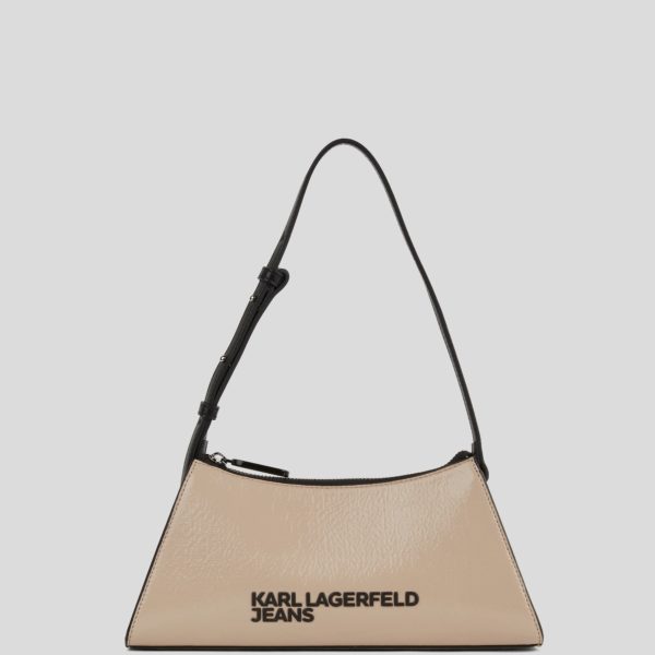Karl Lagerfeld, Mini Sac Porté Épaule En Simili Cuir, Femme, Taupe du désert, Taille: X00