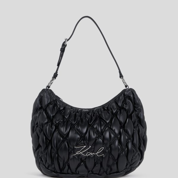 Karl Lagerfeld, Sac Besace K/signature Kuilt, Femme, Noir, Taille: X00