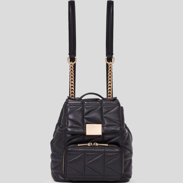 Karl Lagerfeld, Petit Sac À Dos K/kuilt, Femme, Noir, Taille: X00