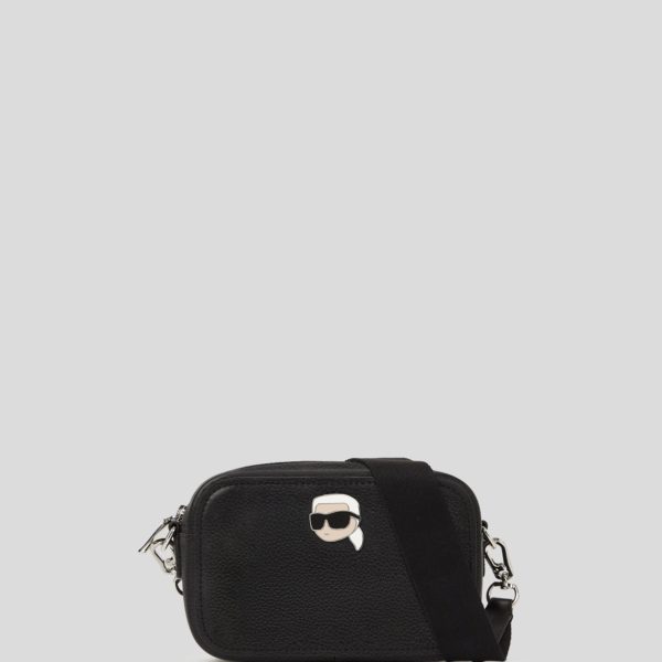 Karl Lagerfeld, Sac Caméra Ikon Grainé, Femme, Noir, Taille: X00