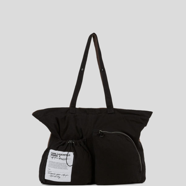 Karl Lagerfeld, Sac Shopper Klj X Atelier Reservé, Femme, Noir lavé, Taille: X00