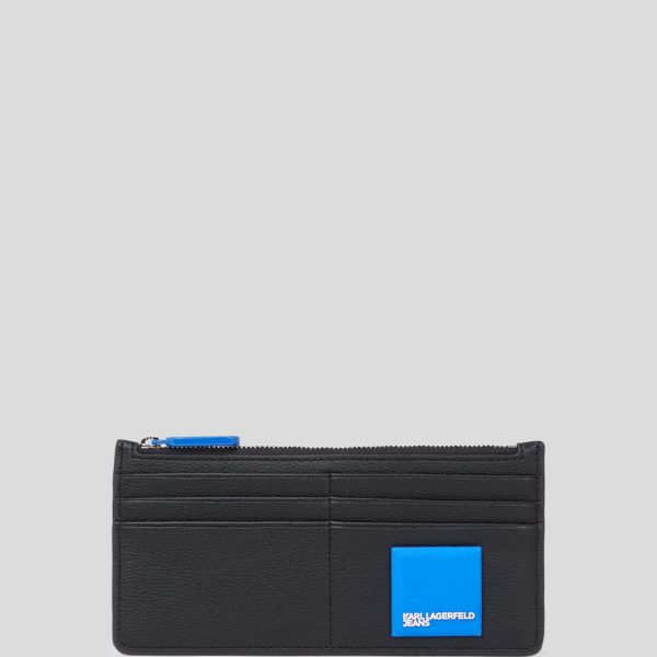 Karl Lagerfeld, Porte-cartes Avec Logo Carré, Femme, Noir, Taille: X00