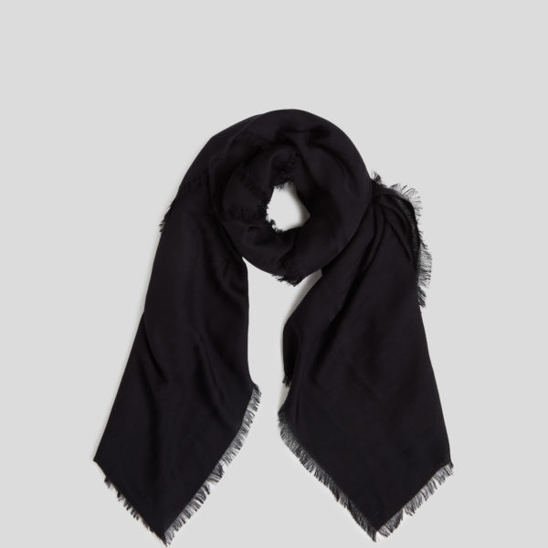 Karl Lagerfeld, Écharpe K/monogram, Femme, Noir, Taille: X00